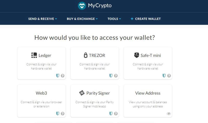 MyCrypto is one of the dapps that don’t collect any personal data.